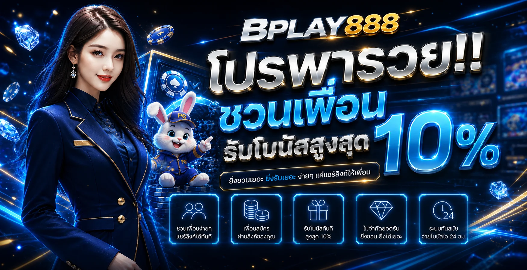 BPLAY888 เว็บสล็อตคาสิโนครบทุกค่าย เล่นผ่านมือถือ